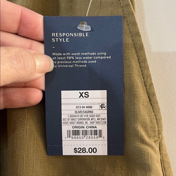 Universal Thread Olive Cargo Pants - Picture 2 of 6